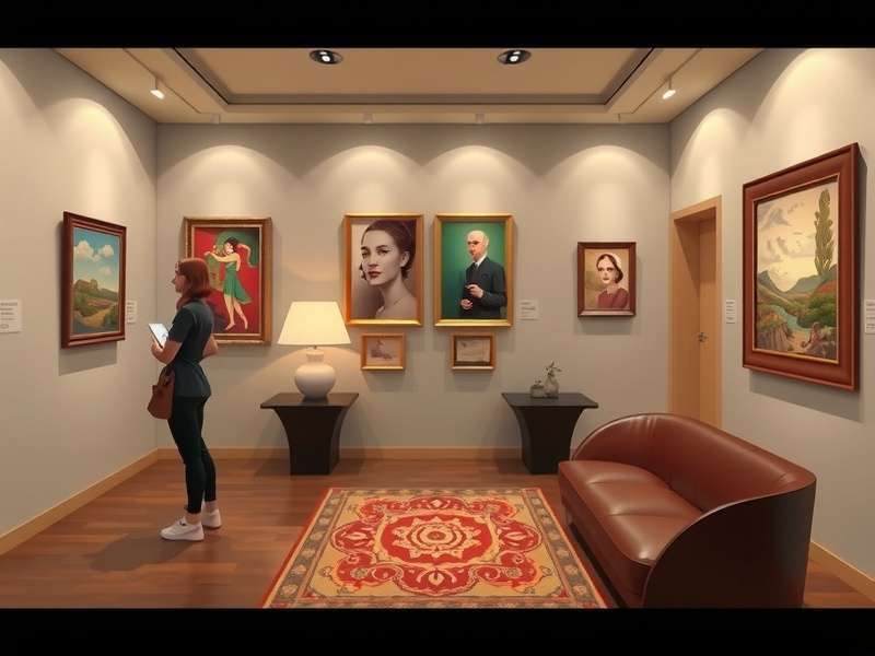 Avakin Art Gallery virtual exhibition